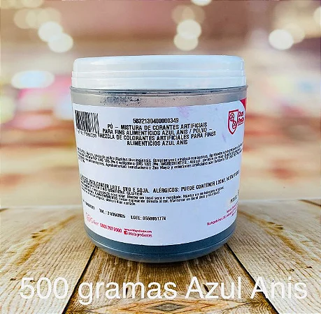 CORANTE PO AZUL ANIS 500GR