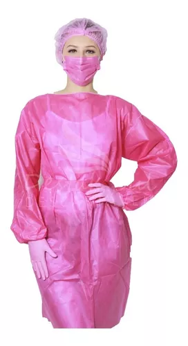 AVENTAL TNT VABENE ROSA TAMANHO UNICO PCT C/10 UN 130x100