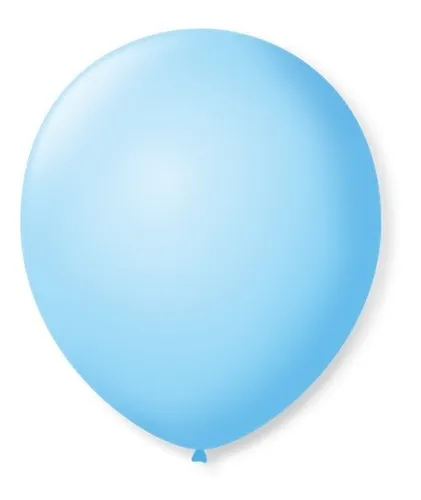 BALAO LISO N.7 AZUL BB C/50 UND
