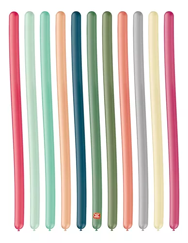 BALAO CANUDO 260SR SORTIDO C/50 UND