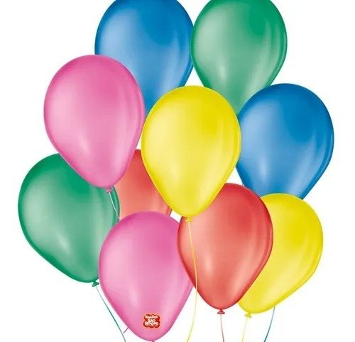 BALAO LISO N.7 CORES SORTIDAS C/50