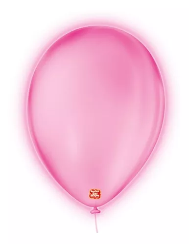 BALAO 9 NEON ROSA C/25 UNIDADES