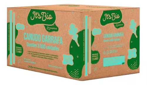 CANUDO ITS BIO GARRAFA SACHE PAPEL GRANEL CX C/3000 UNIDADES
