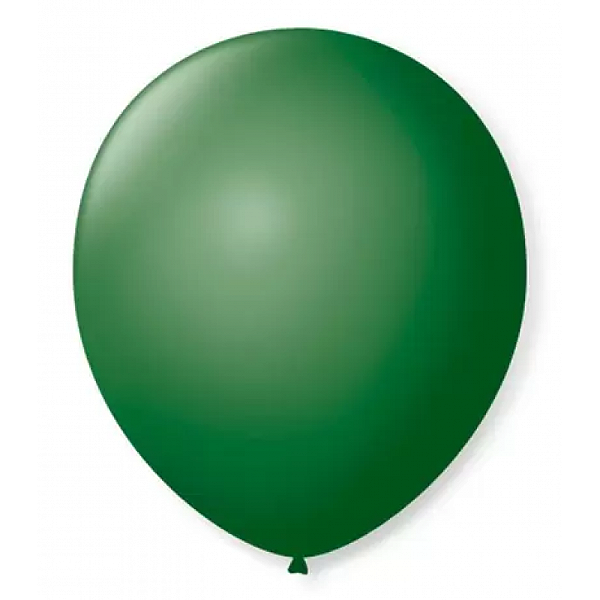 BALAO LISO REDONDO N7 VERDE FOLHA PC C/50 UNIDADES