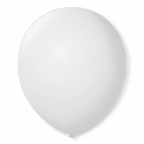 BALAO LISO 7 REDONDO BRANCO POLAR PCT C/50 UNIDADES