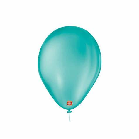 BALAO LISO REDONDO N7 AZUL OCEANO PC C/50 UNIDADES