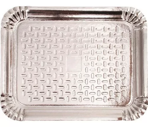 BANDEJA LAMINADA N.5 PRATA 33X40CM FESTCOLOR