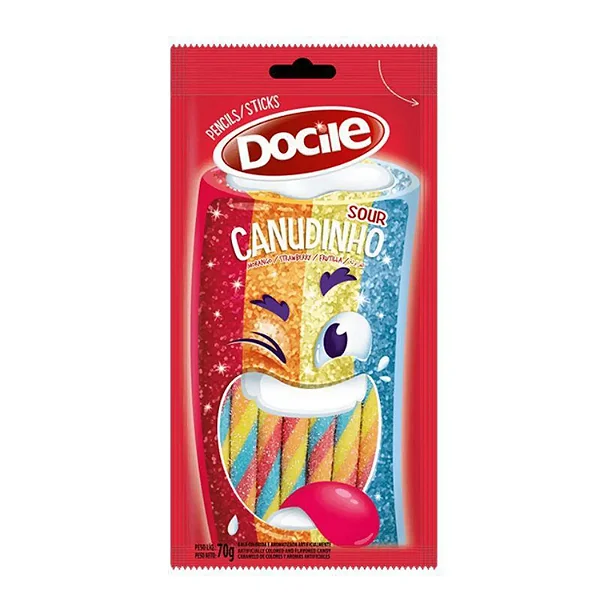 CANUDINHO COLOR MORANGO CITRICO 70GR