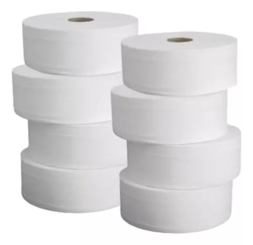 PAPEL HIGIENICO FOLHA SIMPLES C/8 ROLOS 300 METROS CADA