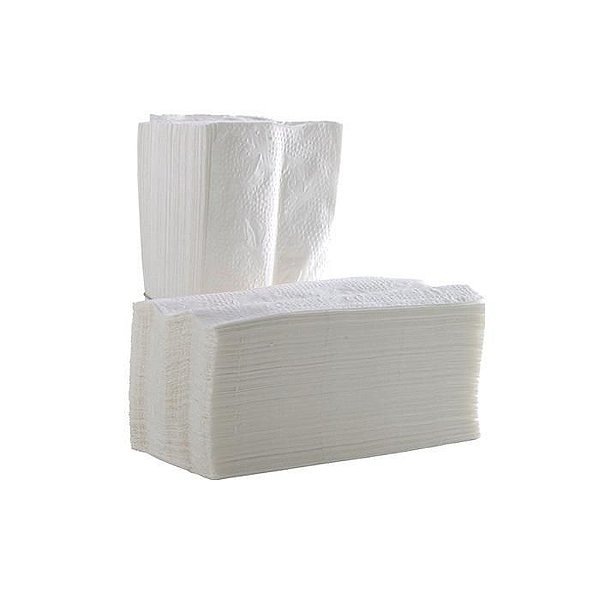 PAPEL TOALHA INTERF/ DUAS DOBRAS 20X20,5CM 100% PCT C/1000FOLHAS