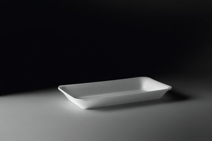 BANDEJA ISOPOR CF004 BRANCA C/100