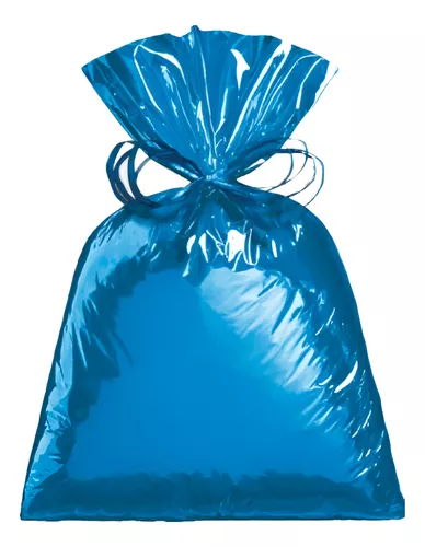SACO PRESENTE 25X37 AZUL METALCOR C/50