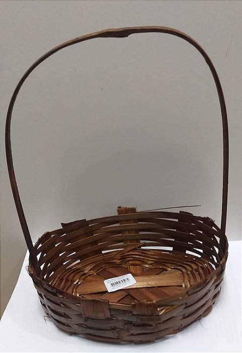 CESTA OVAL 020 FRALDEIRA S/CORDA BAMBU