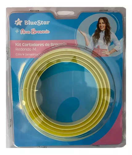 KIT CORTADORES BROWNIE REDONDO M C/4