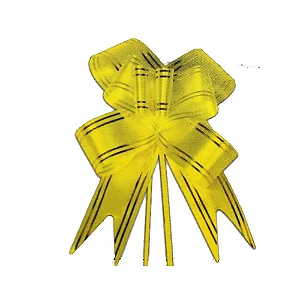 LACO PRONTO 25X12 AMARELO COM OURO C/10