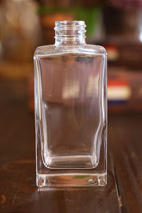 FRASCO VIDRO QUADRADO 250 ML TRANSPARENTE