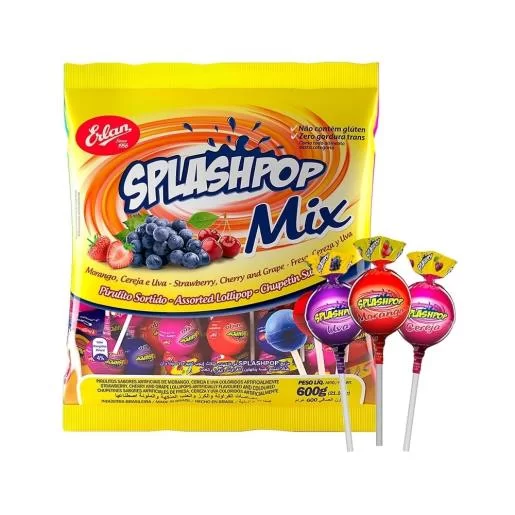PIRULITO SPLASHPOP SORTIDO 480GR