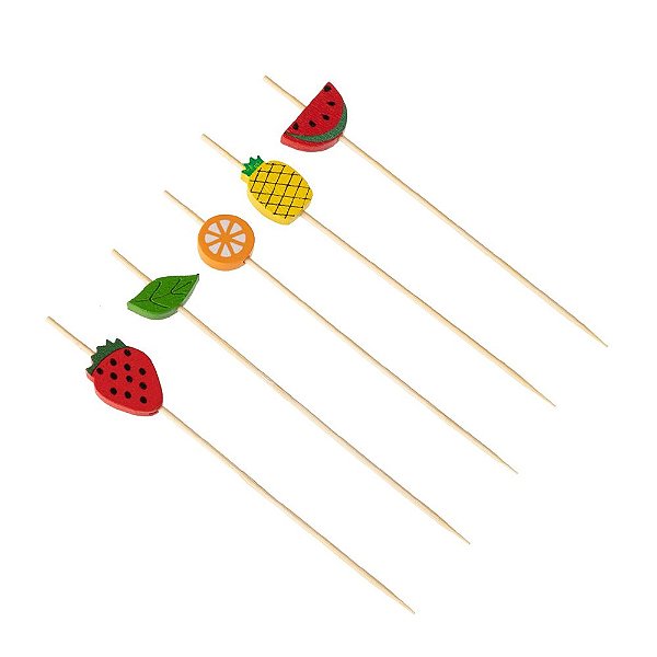 PALITO BAMBU P/PETISCO FRUTINHAS C/20 12CM