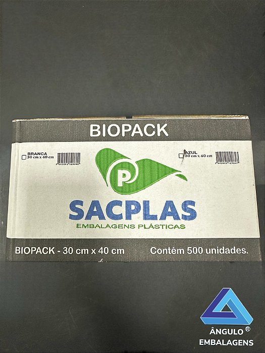 SACOLA 30X40 BRANCA CX C/500