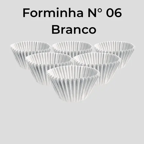FORMINHA N.6 BRANCA C/100 UND