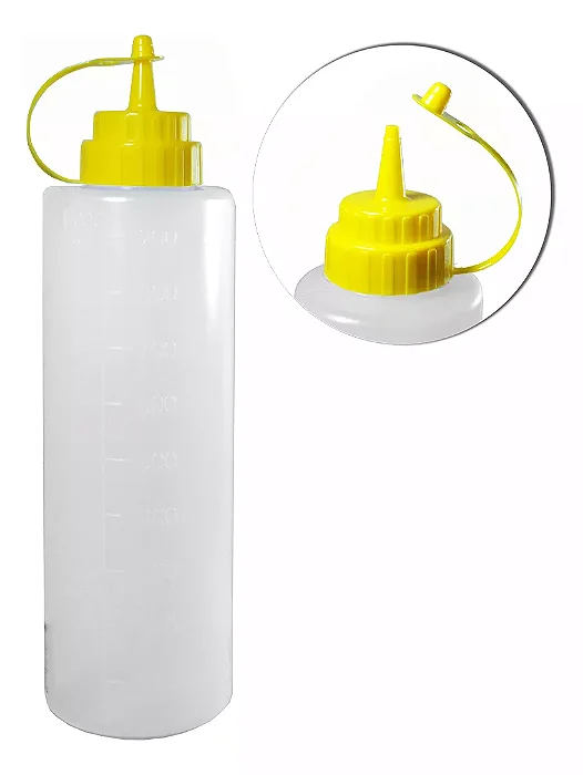 BISNAGA PROF. TAMPA AMARELA 1000ML