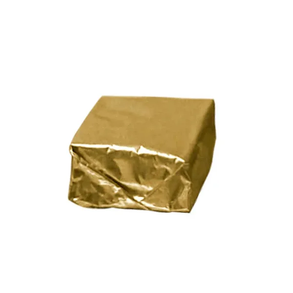 EMBALAGEM LAMINADA BOLO GELADO LISA OURO FOSCO 20x22 C/50 UND