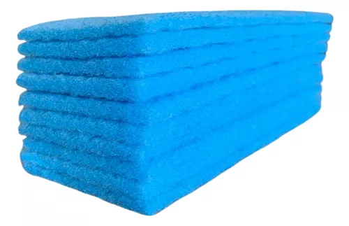 FIBRA LIMPEZA MACIA AZUL 100MMX230MMX PCT C/10 FIBRAS