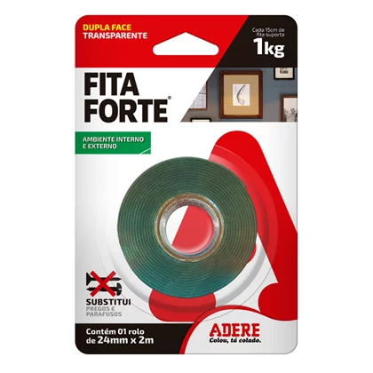 FITA DUPLA FACE ADERE 24MMX2MT