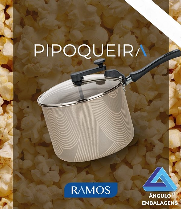 PIPOQUEIRA RAMOS TAMPA TRANSPARENTE CINZA 4,6 LITROS