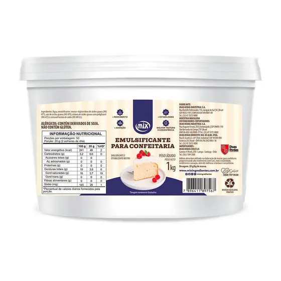 EMULSIFICANTE CONFEITARIA 1KG