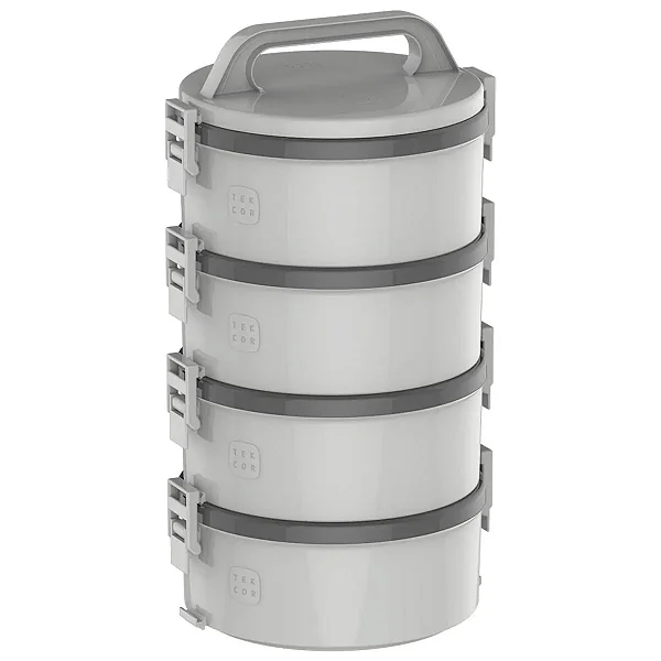 Marmita Termica Cinza 1,5 Lt c/4 unid