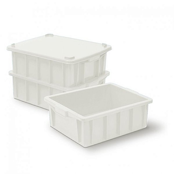 TAMPA PARA CAIXA PLAST 15lts BRANCA - SOMENTE TAMPA 45x37