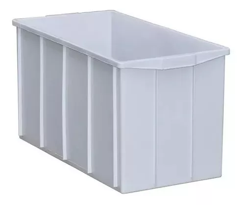 CAIXA PLASTICA BRANCA 70 LITROS 1020 71x35x35