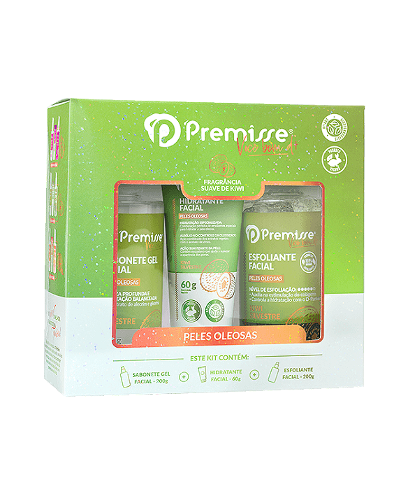 KIT FACIAL PELES OLEOSAS 3 PRODUTOS