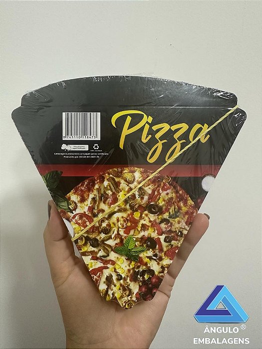 CAIXA FATIA DE PIZZA C/50 UND