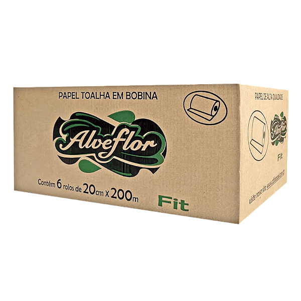 PAPEL TOALHA BOBINA FIT 6X20X200MTS