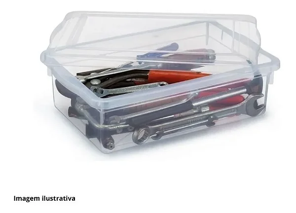 CONJ 3 CX ORG TRANSP C/ TAMPA TRANSP