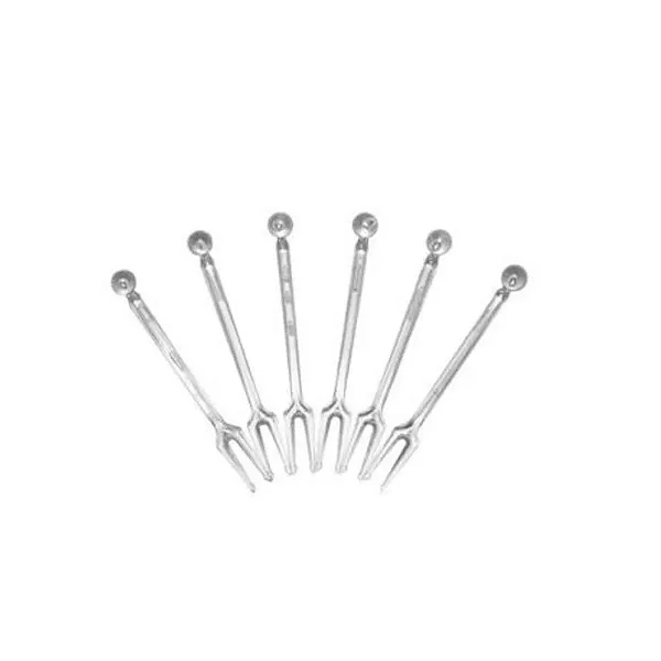 ESPETINHO PARA PETISCO BRANCO C/100 UND