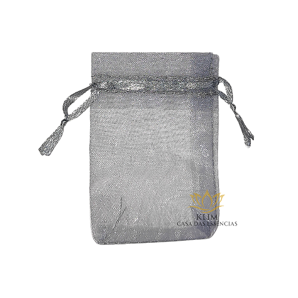 SACOS ORGANZA 7X9 PRATA C/10