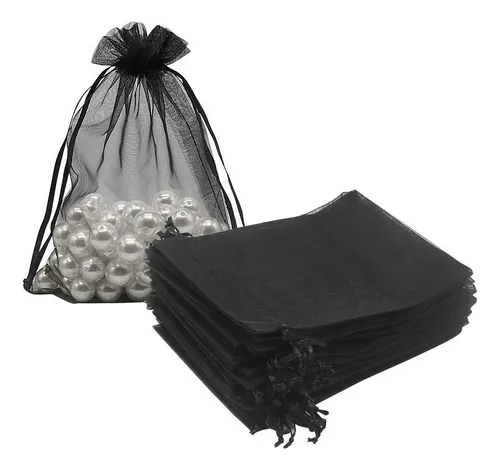 SACO ORGANZA 13X18 PRETO C/10