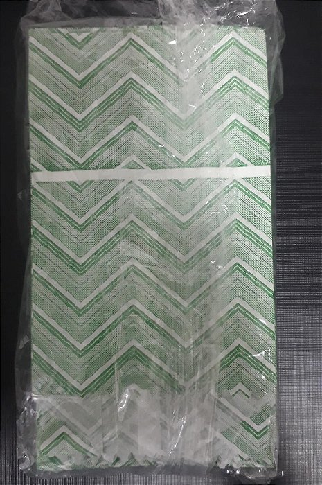 SACO LANCHE MINI VERDE 11,5X10,5CM C/100