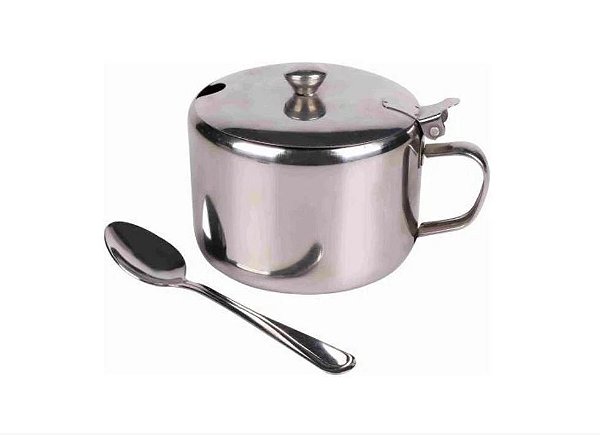 ACUCAREIRO DE INOX C/ COLHER 300GR