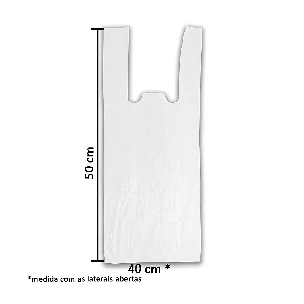 SACOLA 40X50 BRANCA FD 5KG