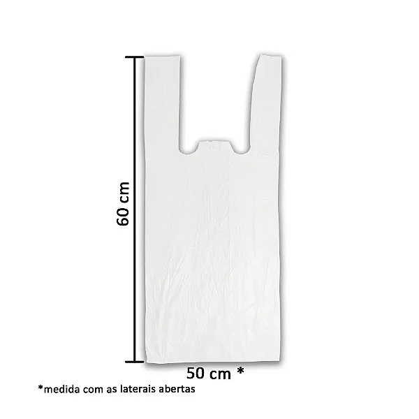 SACOLA 50X60 BRANCA FD 5KG