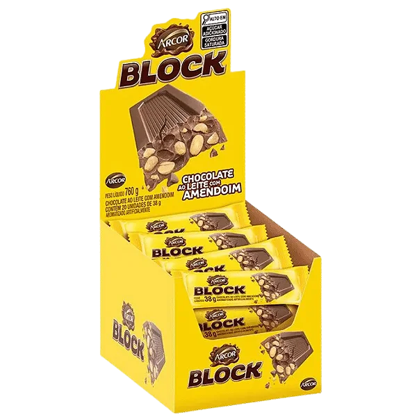 CHOCOLATE TABLET BLOCK ARCOR 760gr