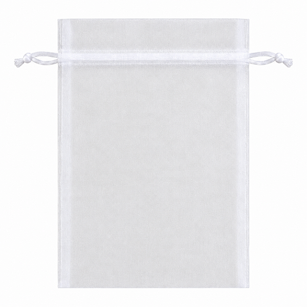 SACO ORGANZA 13X18 BRANCO LEMBRANÇINHA C/10