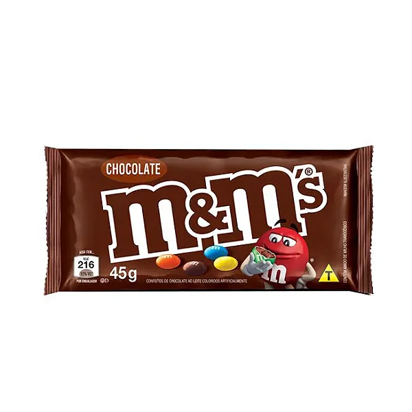 CHOCOLATE M&M AO LEITE 45G