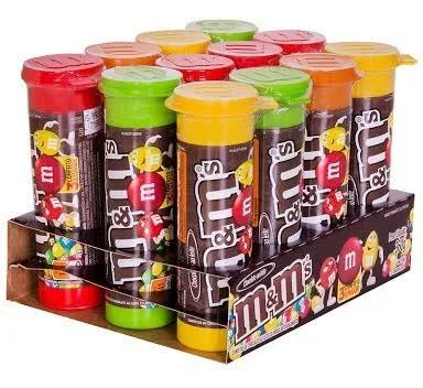 CHOCOLATE M&M MINI AO LEITE TUBO 30G