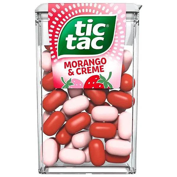 TIC TAC SABOR MORANGO E CREME
