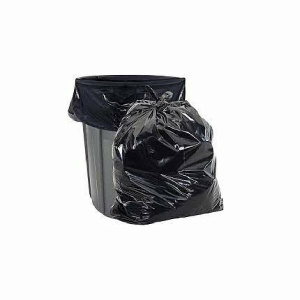 SACO LIXO PRETO 100LTS 75X90X0,6 ESPECIAL C/100 UND